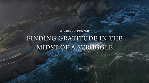 Finding Gratitude in the Midst of Struggle